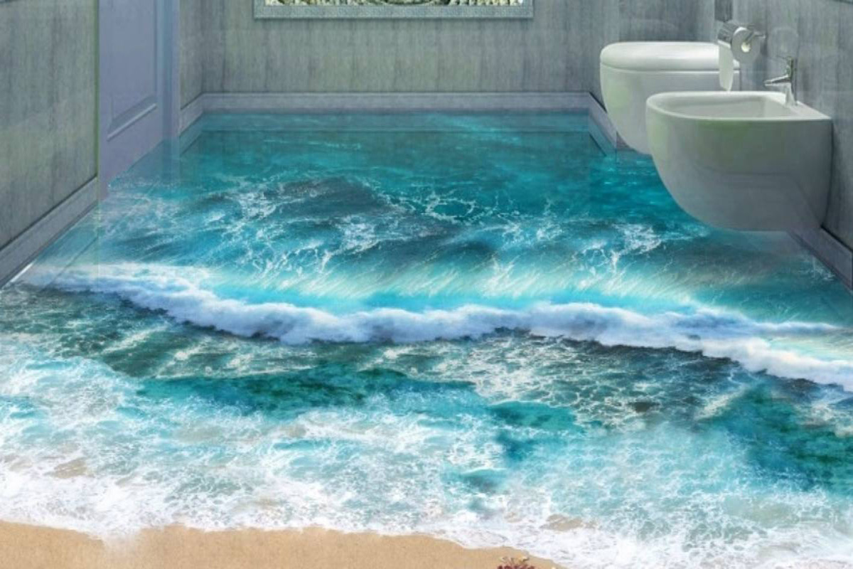 仿沙滩艺术地坪