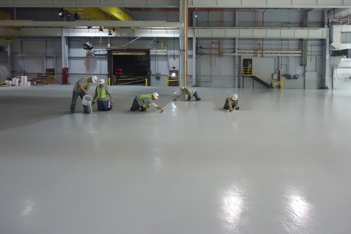 在环氧地坪的施工，我们是认真的