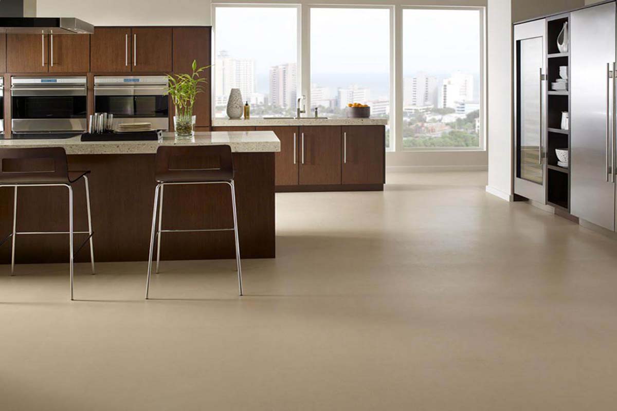 家庭厨房中使用防滑地坪提升品质